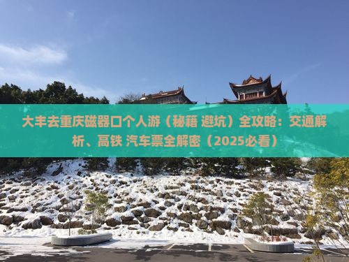 大丰去重庆磁器口个人游