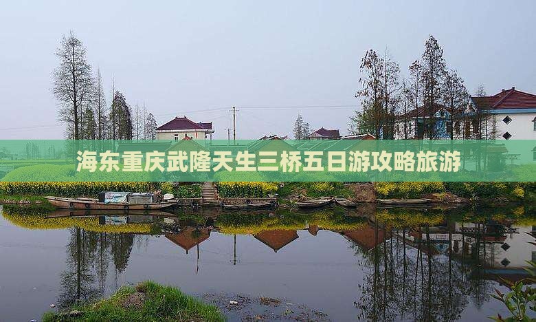 海东去重庆武隆天生三桥五日游