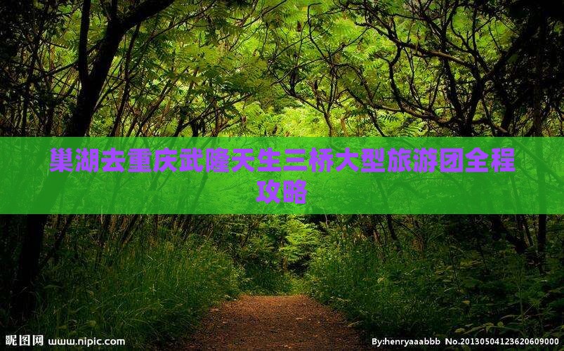 巢湖去重庆武隆天生三桥大型旅游团