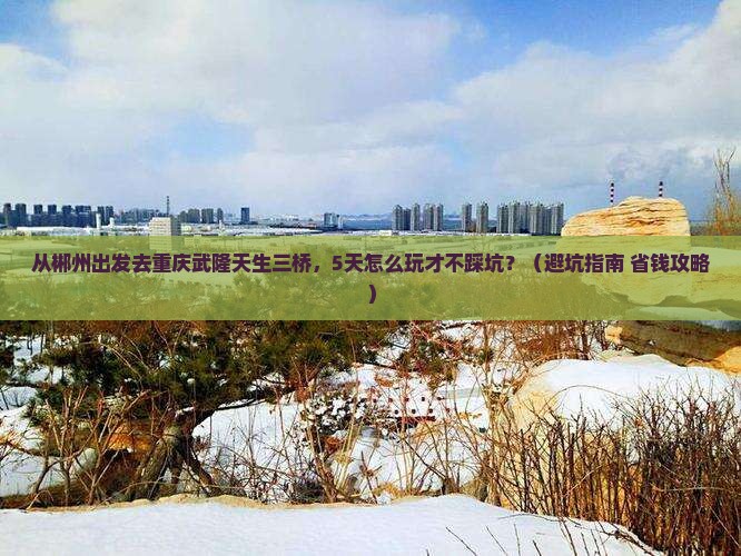 郴州到重庆武隆天生三桥旅游