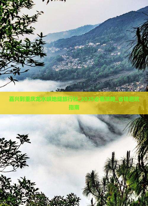 嘉兴到重庆龙水峡地缝旅行社