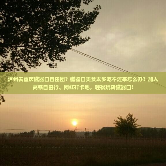 泸州去重庆磁器口自由团