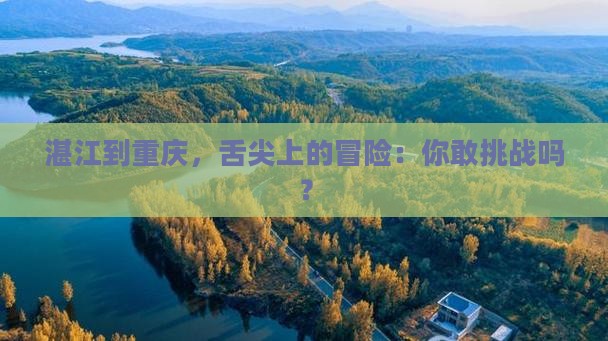 湛江到重庆旅游小吃