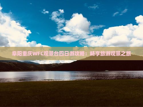 阜阳去重庆wfc观景台四日游