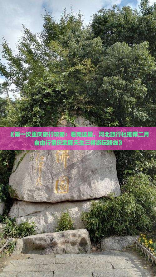 《第一次重庆旅行攻略：看完这篇，河北旅行社推荐二月自由行重庆武隆天生三桥游玩路线》