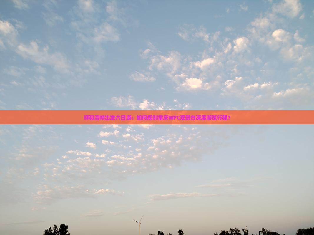 呼和浩特出发六日游：如何规划重庆WFC观景台深度游览行程？