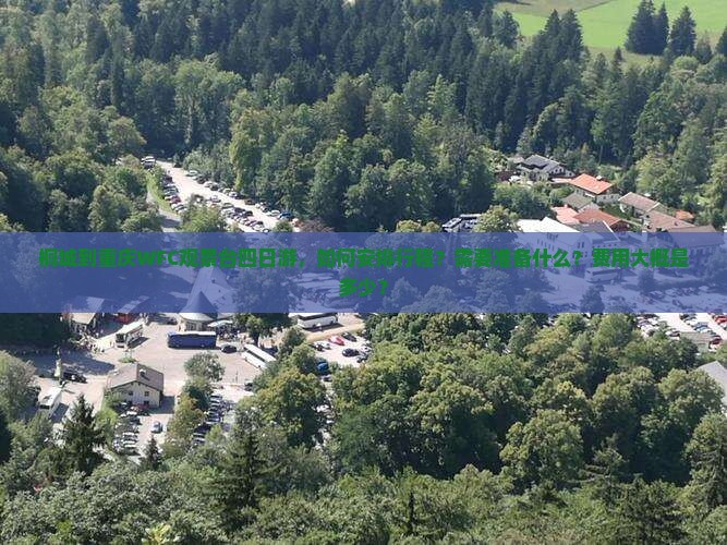 桐城到重庆WFC观景台四日游，如何安排行程？需要准备什么？费用大概是多少？