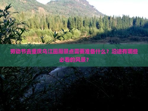 劳动节去重庆乌江画廊景点需要准备什么？沿途有哪些必看的风景？