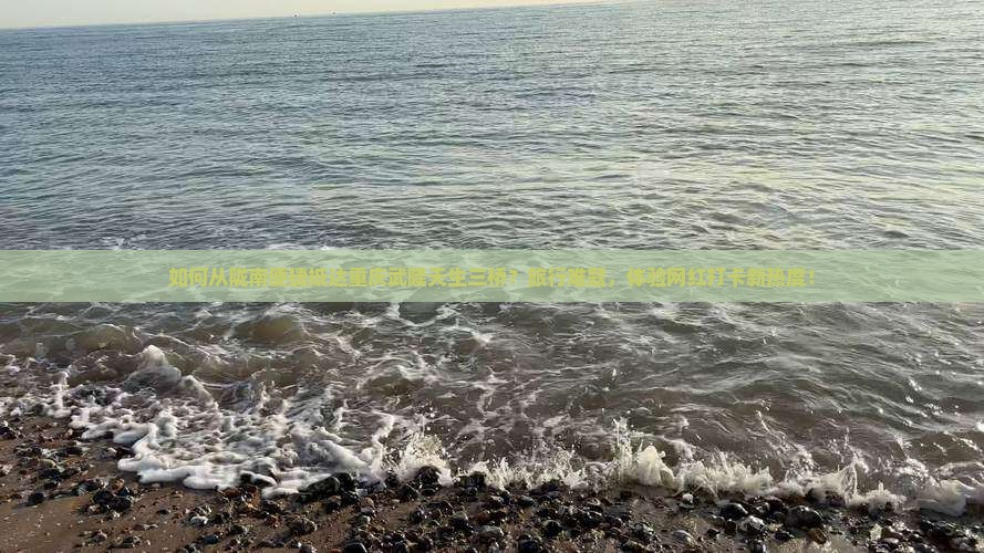 如何从陇南便捷抵达重庆武隆天生三桥?旅行难题,体验网红打卡新热度! 如何从陇南便捷抵达重庆武隆天生三桥?旅行难题,体验网红打卡新热度!
