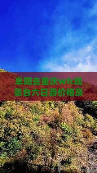阜阳去重庆wfc观景台六日游价格及路线