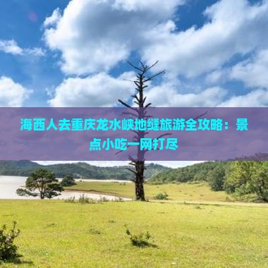 海西人去重庆龙水峡地缝旅游全攻略：景点小吃一网打尽
