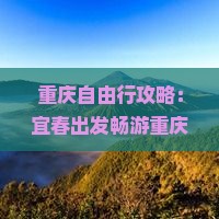 重庆自由行攻略：宜春出发畅游重庆旅游必去景点WFC观景台全攻略