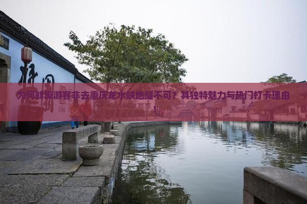 为何蚌埠游客非去重庆龙水峡地缝不可？其独特魅力与热门打卡理由！