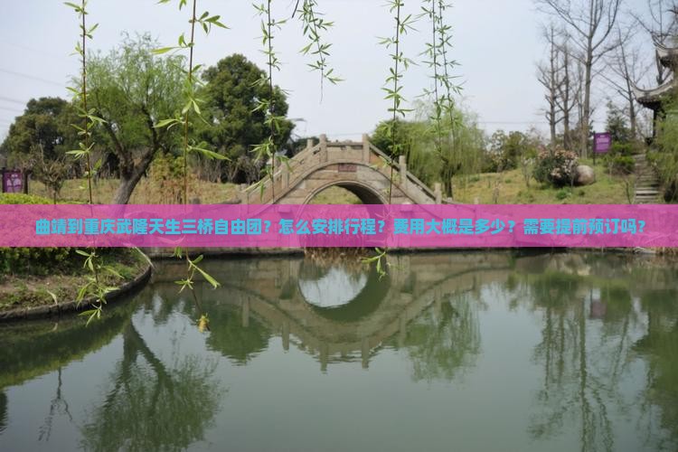 曲靖到重庆武隆天生三桥自由团？怎么安排行程？费用大概是多少？需要提前预订吗？