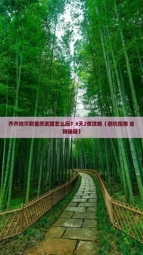 齐齐哈尔到重庆武隆旅行社