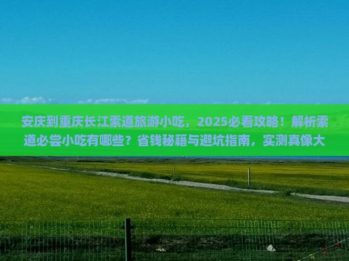 安庆到重庆长江索道旅游小吃