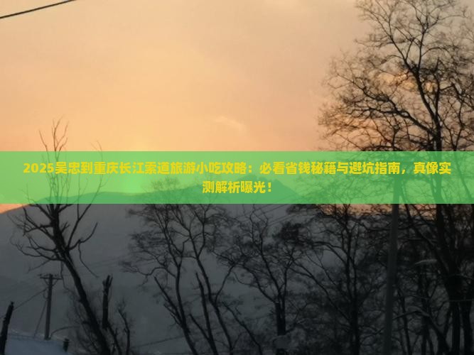 吴忠到重庆长江索道旅游小吃