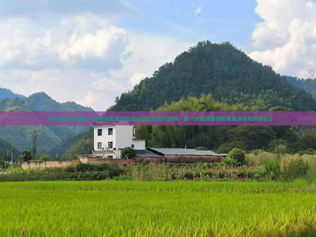 《河北旅行社推出：保定出发重庆仙女山三日自由行攻略，第一次重庆旅游必看景点信息及报价》