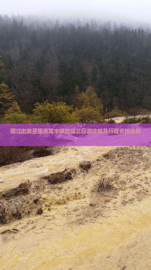 阳江出发至重庆龙水峡地缝三日游攻略及行程安排详解？