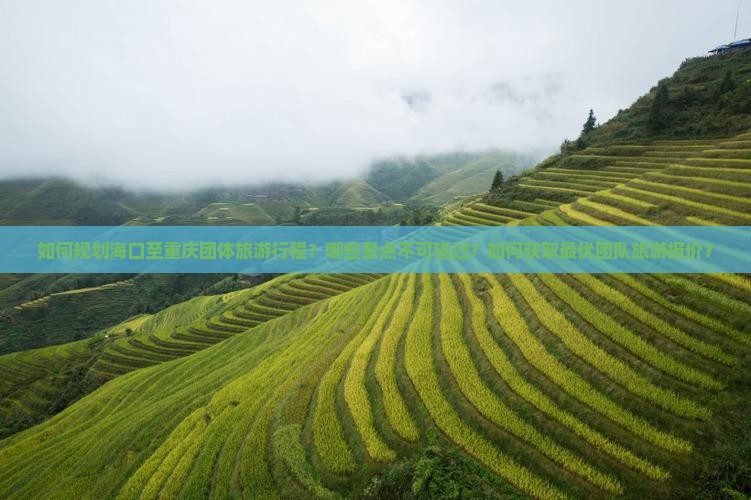 如何规划海口至重庆团体旅游行程？哪些景点不可错过？如何获取最优团队旅游报价？