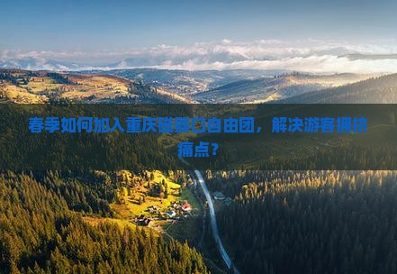 春季如何加入重庆磁器口自由团，解决游客拥挤痛点？