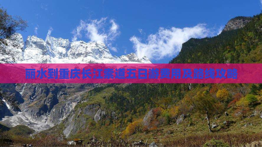 丽水到重庆长江索道五日游费用及路线攻略