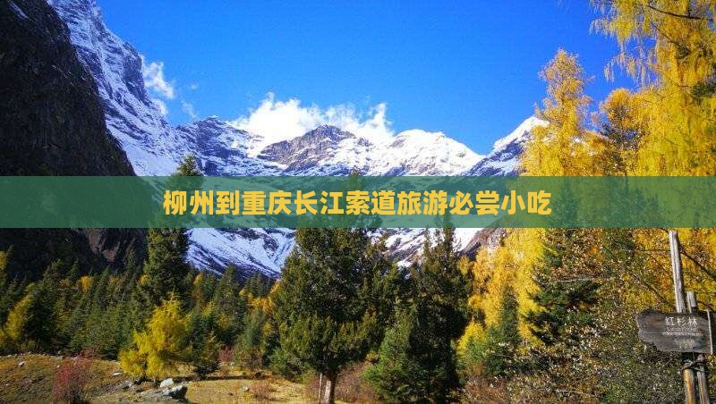 柳州到重庆长江索道旅游必尝小吃