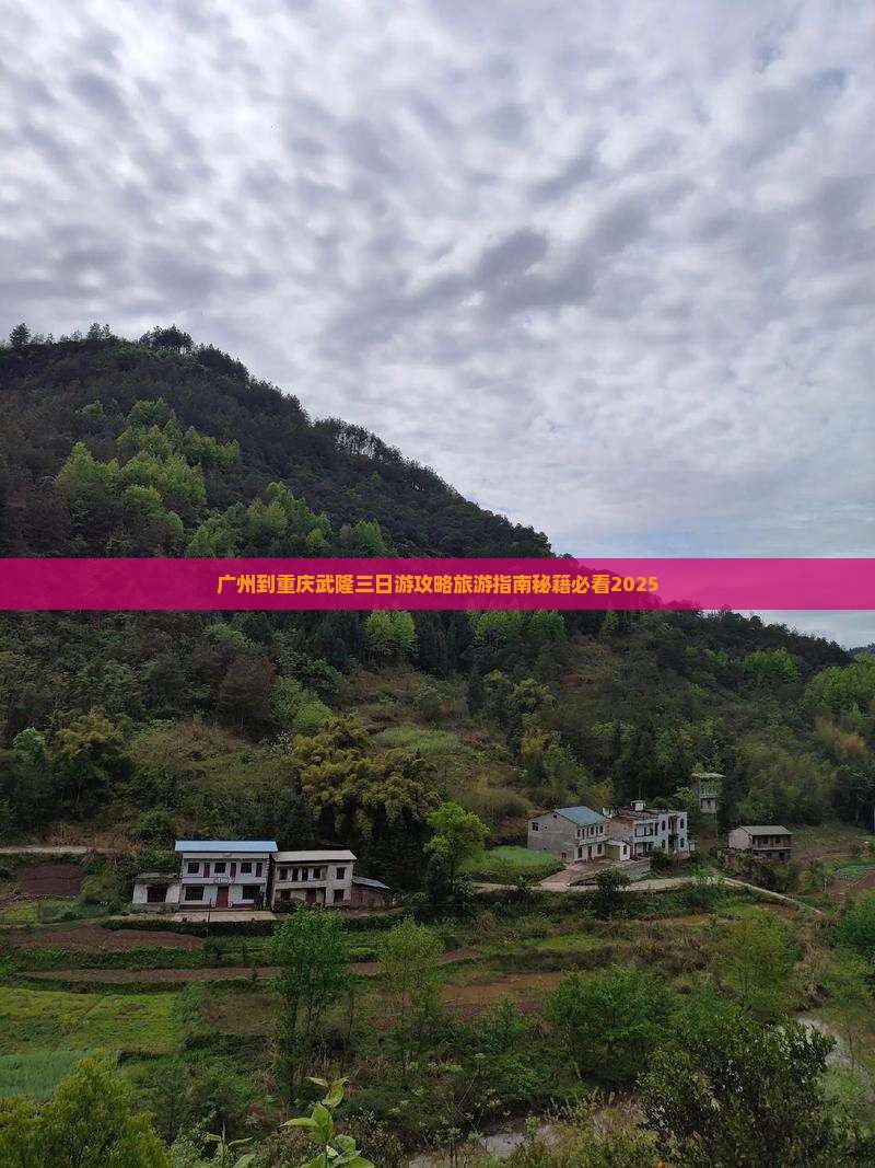 广州到重庆武隆三日游