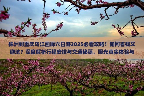 株洲到重庆乌江画廊六日游