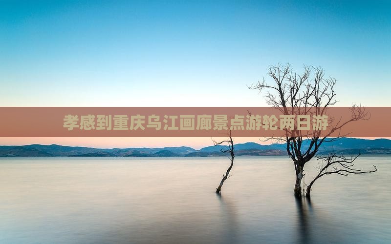 孝感到重庆乌江画廊景点游轮两日游