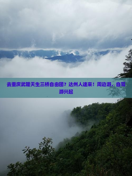 去重庆武隆天生三桥自由团？达州人速来！周边游，自驾游兴起