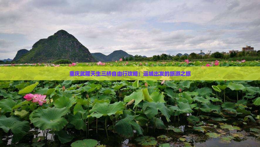 重庆武隆天生三桥自由行攻略:运城出发的旅游之旅 重庆武隆天生三桥自由行攻略:运城出发的旅游之旅