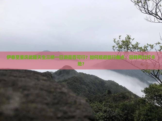 伊春至重庆武隆天生三桥一日游是否可行？如何规避旅行痛点，玩转网红打卡地？