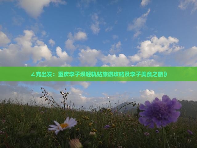 ∠充出发：重庆李子坝轻轨站旅游攻略及李子美食之旅》