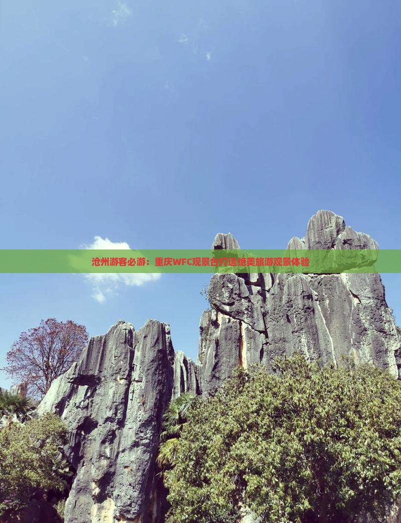 沧州游客必游：重庆WFC观景台打造绝美旅游观景体验