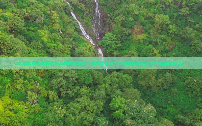 北京到重庆武隆天生三桥团体旅游？费用是多少？行程怎么安排？有什么注意事项？