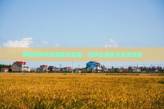 伊犁哈萨克族游重庆武隆：哈萨必游景点旅游攻略