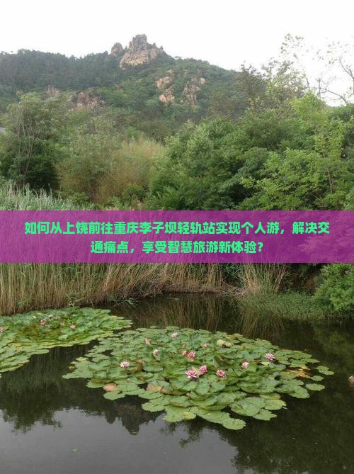 如何从上饶前往重庆李子坝轻轨站实现个人游，解决交通痛点，享受智慧旅游新体验？