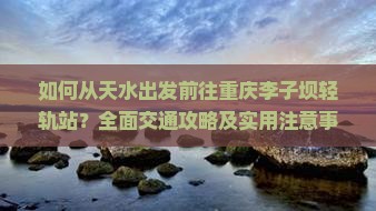 如何从天水出发前往重庆李子坝轻轨站？全面交通攻略及实用注意事项解答