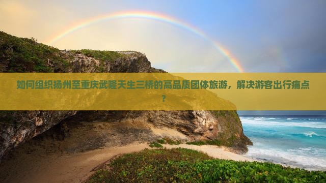 如何组织扬州至重庆武隆天生三桥的高品质团体旅游，解决游客出行痛点？