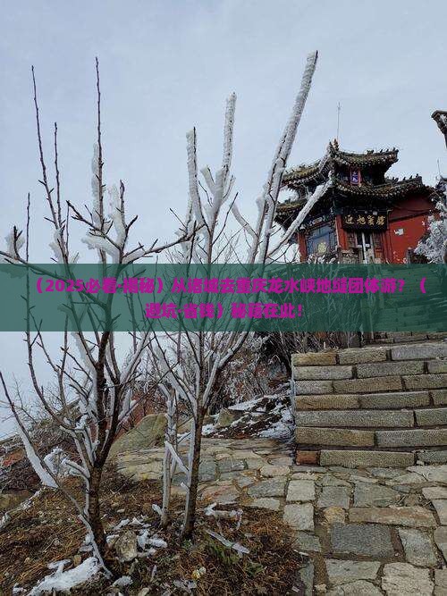 诸城到重庆龙水峡地缝团体旅游