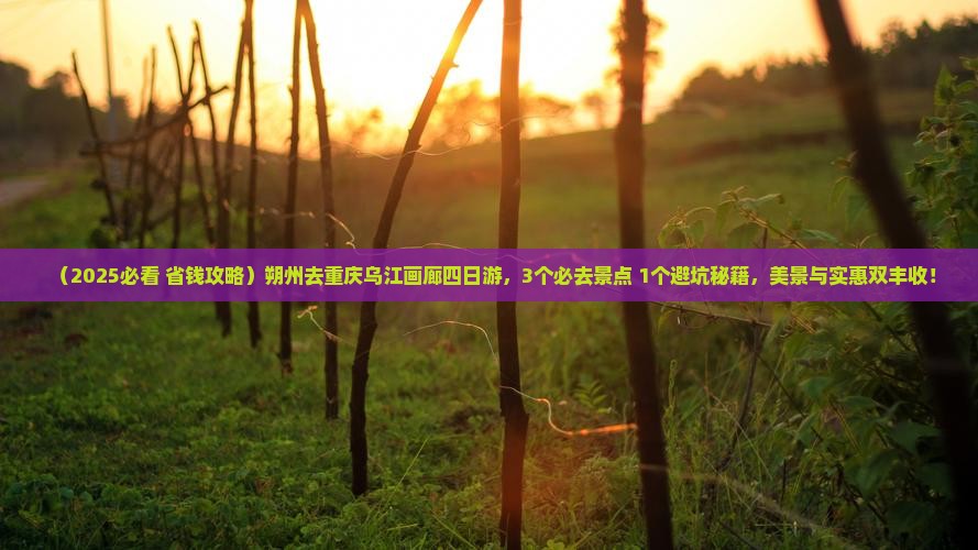 朔州去重庆乌江画廊四日游