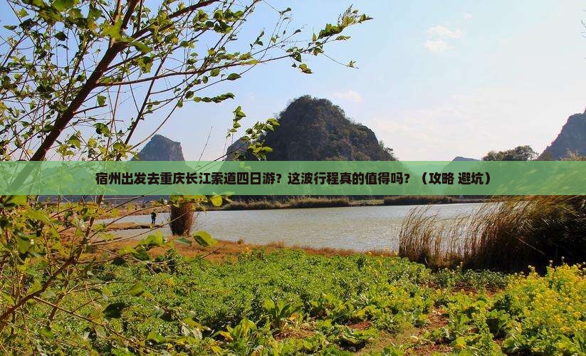 宿州去重庆长江索道四日游