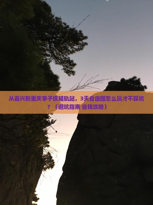 嘉兴到重庆李子坝轻轨站自由团
