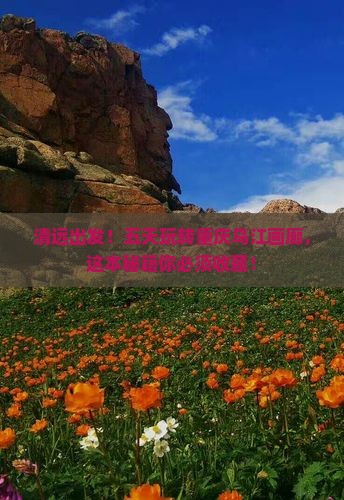 清远去重庆乌江画廊五日游