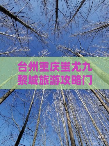 台州去重庆蚩尤九黎城门票