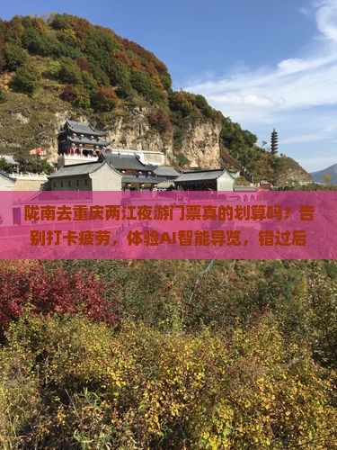 陇南去重庆两江夜游门票