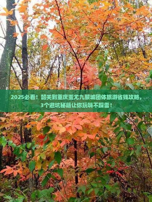 韶关到重庆蚩尤九黎城团体旅游