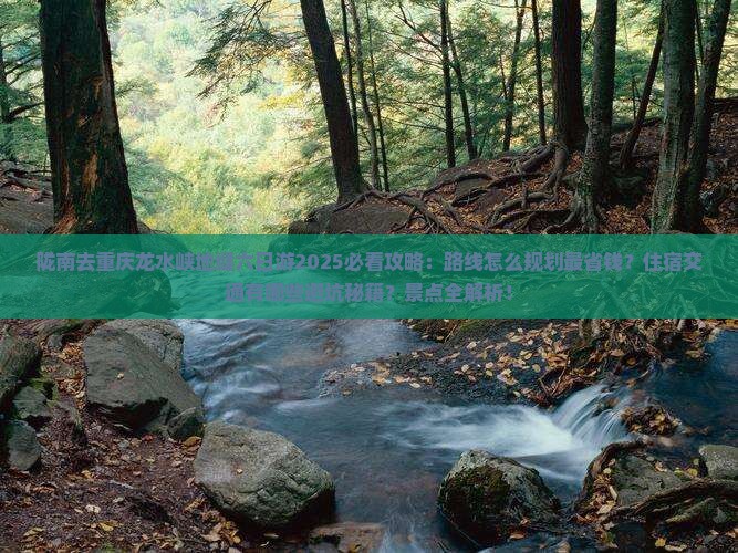 陇南去重庆龙水峡地缝六日游