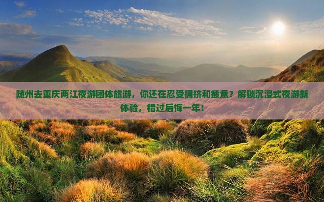 随州去重庆两江夜游团体旅游